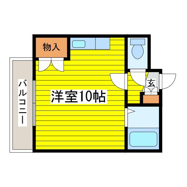デグネス札幌(ワンルーム/3階)の間取り写真