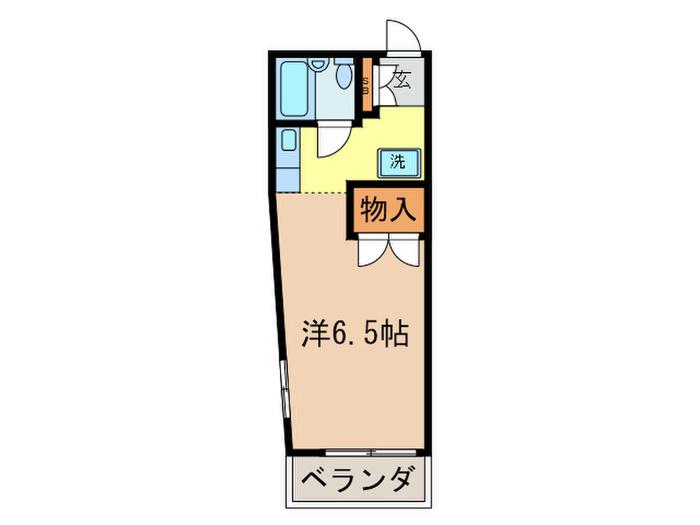 コーポ シネラリア(ワンルーム/2階)の間取り写真
