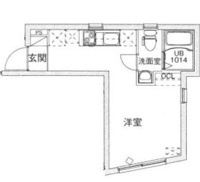 LUDENS練馬高野台MAXIV(ワンルーム/4階)の間取り写真