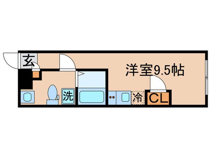 東京BAY MAKUHARI(ワンルーム/3階)の間取り写真