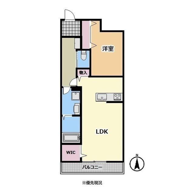 コンフォール(1LDK/3階)の間取り写真