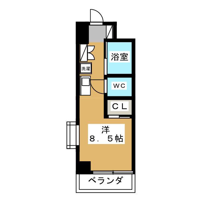 ダイニチ館F1番館(ワンルーム/4階)の間取り写真