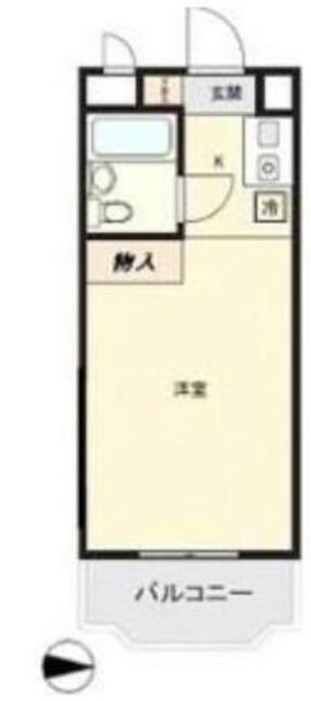 アートイン大塚(1K/2階)の間取り写真