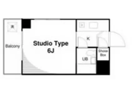 アークガーデン八王子(ワンルーム/3階)の間取り写真