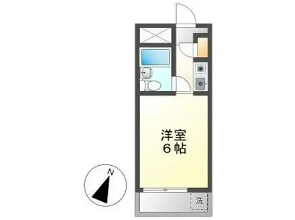 パルティーレ神宮南(1K/1階)の間取り写真