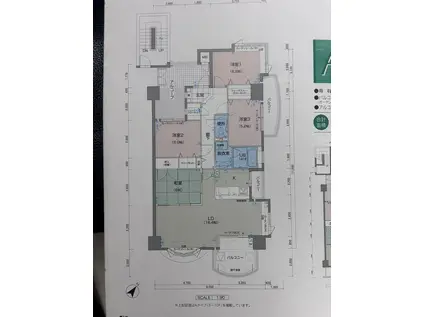 グランドパレスプラージュ壇の浦(4LDK/8階)の間取り写真