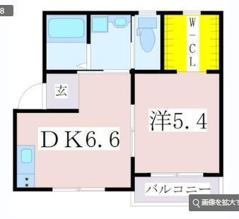 グランガレージ(1DK/2階)の間取り写真