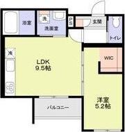 フォレストメゾン773(1LDK/2階)の間取り写真