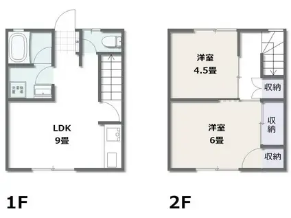 FINE 12(2LDK/1階)の間取り写真