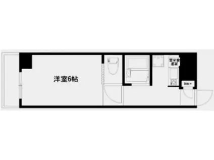 ラ・ルミエール山手(1K/7階)の間取り写真