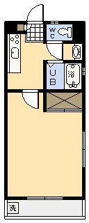 NA ROOMS N(1K/2階)の間取り写真