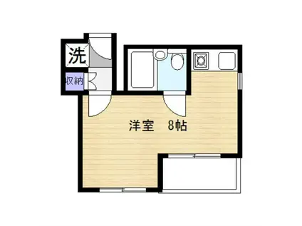 グリーンポート広小路(ワンルーム/4階)の間取り写真