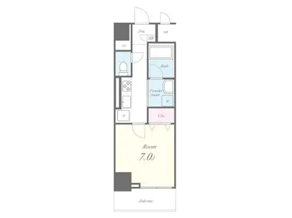 ラ・プレス新栄(1K/2階)の間取り写真