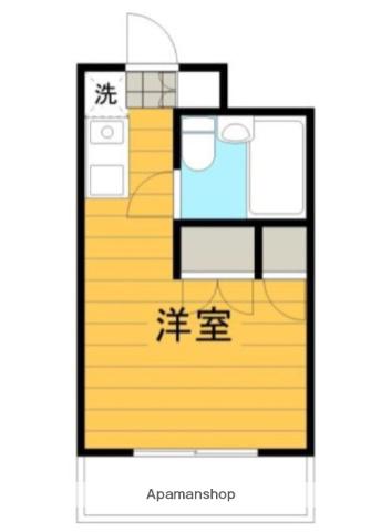 メゾンドポエート(ワンルーム/5階)の間取り写真
