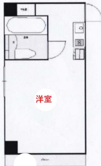 ライオンズマンション川崎第11(ワンルーム/4階)の間取り写真