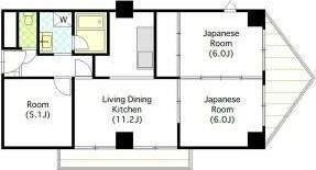 オーナーズマンション西脇(3LDK/4階)の間取り写真