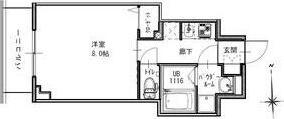 S-RESIDENCE谷町五丁目(1K/7階)の間取り写真