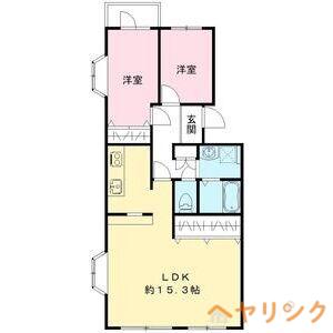 第六サンハイツ大森(3LDK/2階)の間取り写真