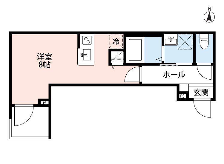 ROBOT HOME 日進II(ワンルーム/3階)の間取り写真
