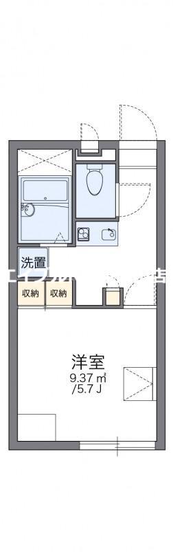 レオパレスソングポート(1K/2階)の間取り写真