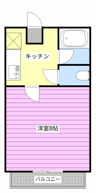 WINGSHALLOW(1K/3階)の間取り写真