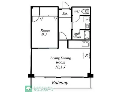 ハイラーク千葉(3SLDK/5階)の間取り写真