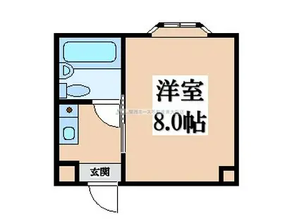 ムーブ若江西新町1号館(1K/2階)の間取り写真