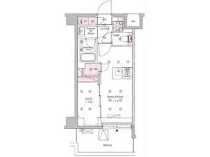 SYFORME NISHISUGAMO(1DK/3階)の間取り写真