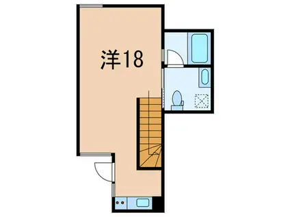 SPREAD(ワンルーム/B1階)の間取り写真