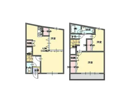CASAMIO(3LDK/1階)の間取り写真