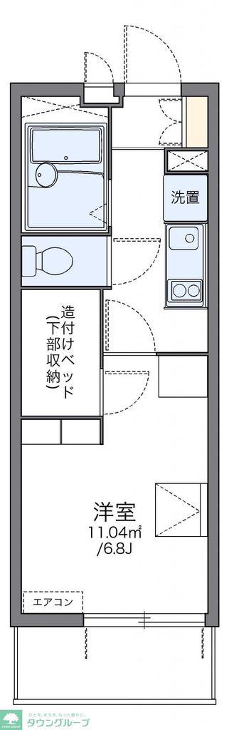 レオパレス前里(1K/3階)の間取り写真