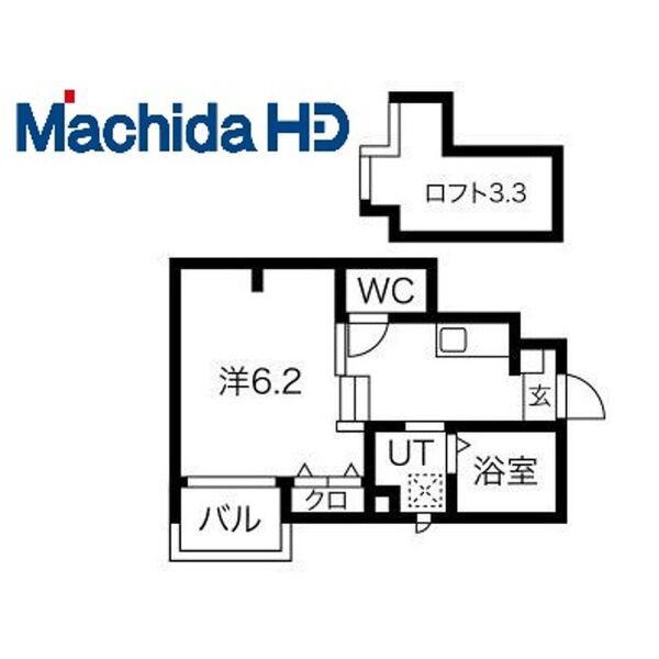 あんしん高鷲08-1027(ワンルーム/1階)の間取り写真