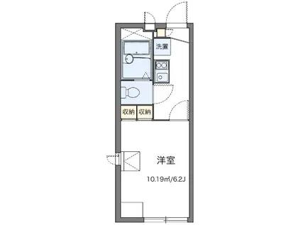 レオパレス御影塚町(1K/1階)の間取り写真