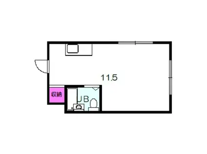 NORE大宮(ワンルーム/6階)の間取り写真