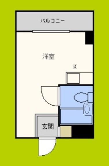 ラパンジール松屋町(ワンルーム/7階)の間取り写真