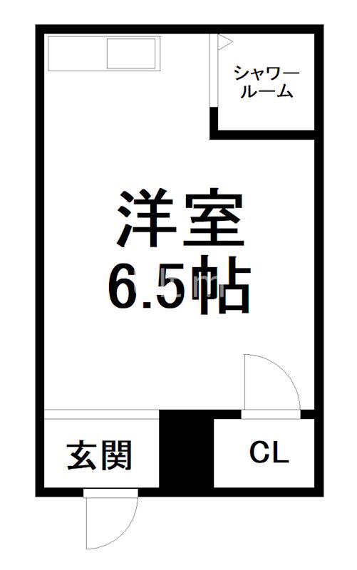 高橋アパート(ワンルーム/2階)の間取り写真