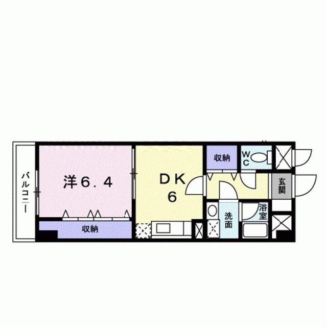 EIGHT BLDG. -SUGINAMII-(1DK/3階)の間取り写真