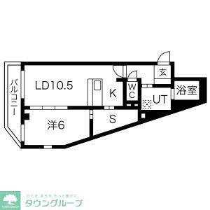 BUZZ中野野方(1SLDK/3階)の間取り写真