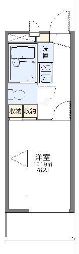 レオパレス西陵(1K/3階)の間取り写真