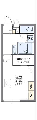 レオパレス芦田スマイルII(1K/2階)の間取り写真