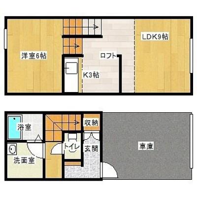 AGAP-7(1LDK/1階)の間取り写真