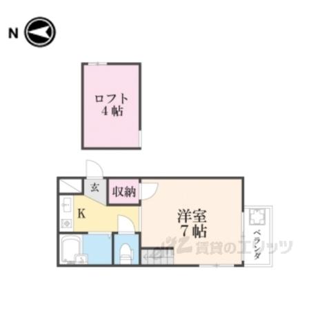 アトレ堺町(1K/2階)の間取り写真