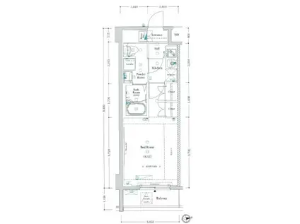 ARKMARK上北沢 アークマーク上北沢(1K/1階)の間取り写真