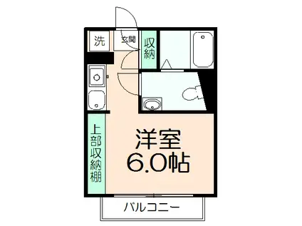 学生会館柏ビル(1K/1階)の間取り写真