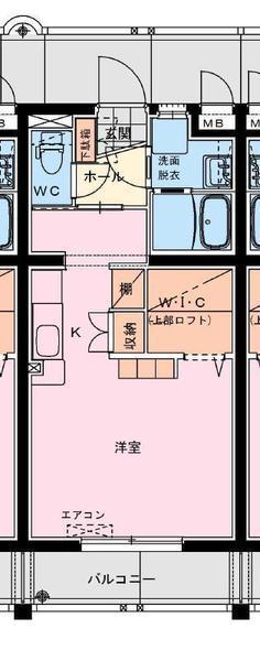 オーシャンハイツ弐番館(ワンルーム/1階)の間取り写真