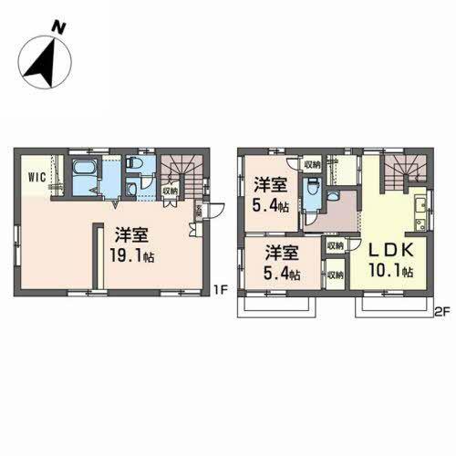 ロイヤルハイツ(3LDK/1階)の間取り写真