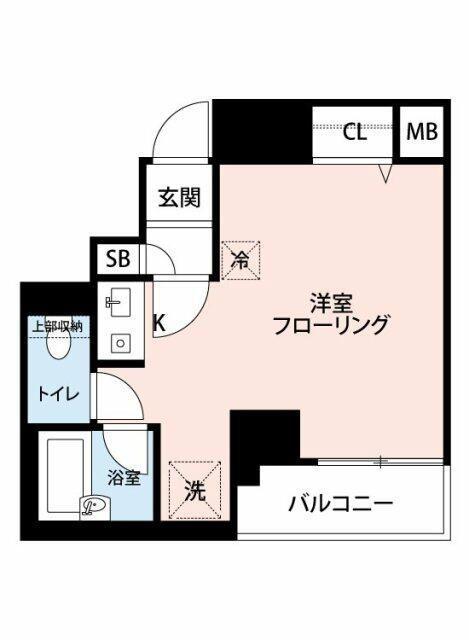 マイナビSTAY小石川(ワンルーム/5階)の間取り写真