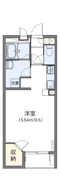 レオネクスト碧(ワンルーム/1階)の間取り写真