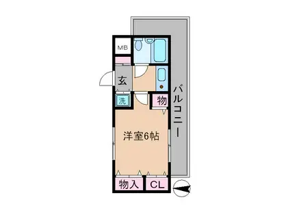 クリオ日吉壱番館(1K/5階)の間取り写真