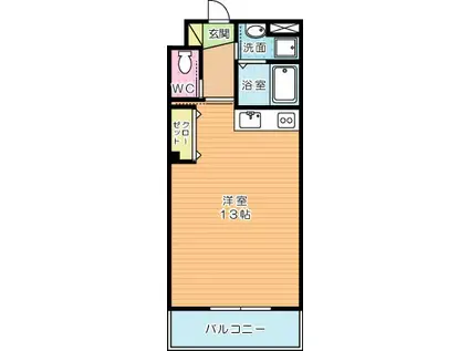 エトワール・ド・ヒサノ(ワンルーム/2階)の間取り写真